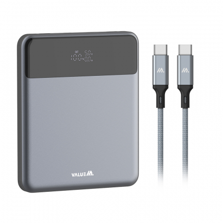[밸류엠] 플랫 핏 초고속 PD 130W PPS 보조배터리 20000mAh #3
