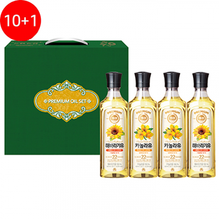 10+1 사조해표 고급유특선 11호(카놀라유/해바라기유 각 500ml 2개) #2