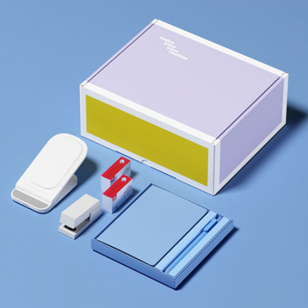 루티네 선물세트 스테이플러+노트볼펜+무선충전기 #3