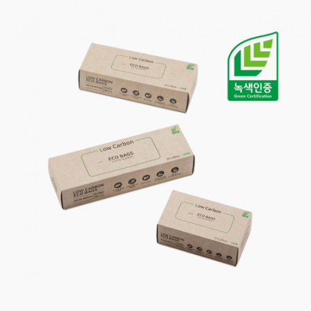 슈가랩 로우카본 에코백 중 100매 녹색인증상품 #3