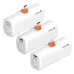 작은이미지: [밸류엠] PD 20W 2in1 접이식 일체형 도킹 보조배터리 5000mAh D4 (C타입/8핀) #2