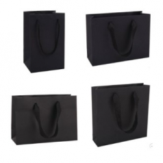 아베오 종이쇼핑백 최고급시리즈 블랙 9-1