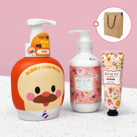 브래드이발소 핸드워시 500ml + 부케가르니 핸드크림 펌핑형 280ml+휴대용 50ml #2