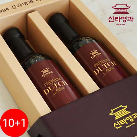 10+1 신라명과 프리미엄 더치커피 원액 선물세트(375ml x 2병) #2