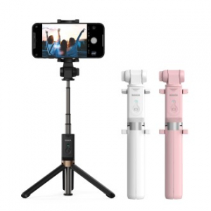 [바나다] 프리미엄 삼각대 블루투스 셀카봉