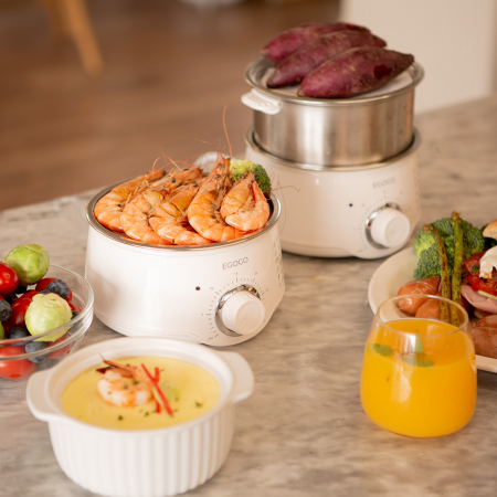 디큐브 에고고 계란찜기 2단 #4