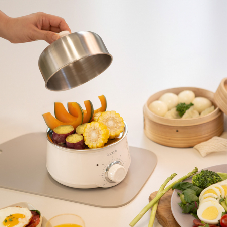 디큐브 에고고 계란찜기 2단 #8