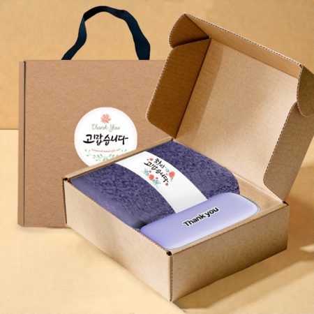 송월타올 호텔수건 160G 40수+포켓 5단 암막 양우산 선물 세트 #2