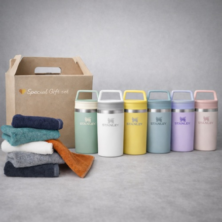 카페투고 송월타월 2종세트 스탠리 텀블러 송월세면수건세트 #3