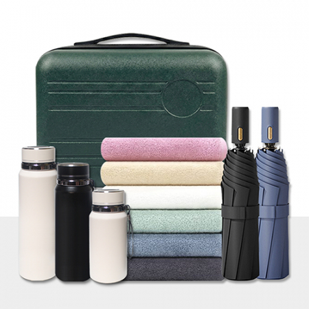 14인치 여행용 레디백 + 3단 자동 양우산 + 송월타올 + 프리미엄 온도 텀블러 선물세트 #4