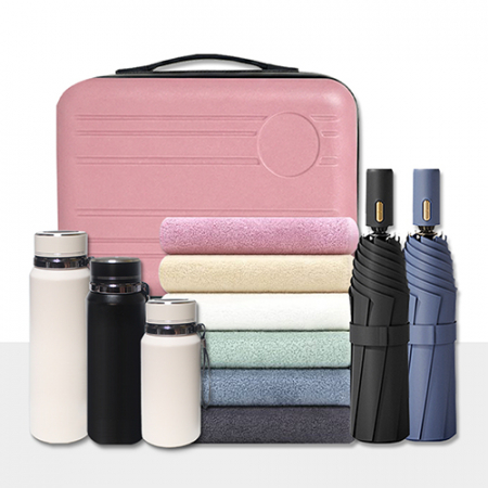 14인치 여행용 레디백 + 3단 자동 양우산 + 송월타올 + 프리미엄 온도 텀블러 선물세트 #2