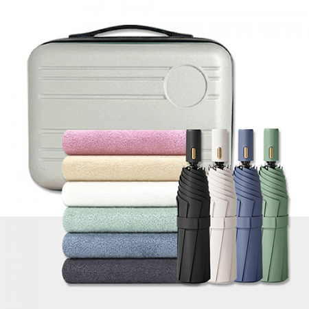 14인치 여행용 레디백 + 3단 자동 양우산 + 송월타올 선물세트 #4