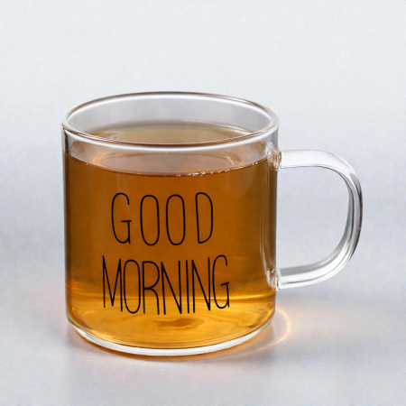 투명 손잡이 유리컵 350ml #2