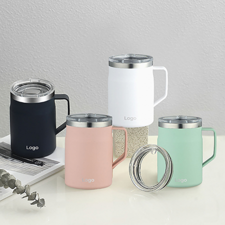 웰세스 이중 스텐 머그컵 550ml [W5502] 1P 보온 보냉 컬러 머그 캠핑 카페 여행용 #2