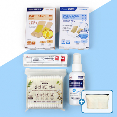 대일밴드 오리지널 아쿠아 연고 면봉 구급4종세트 #2