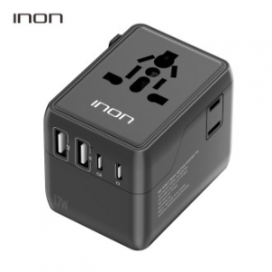 USB 4포트 해외 여행용어댑터 2USB + 2Type-C