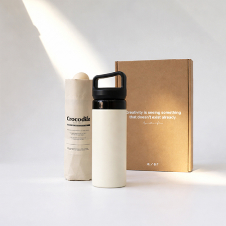 레스쁘리 고급 텀블러세트 EEE (패스트보틀 380ml+크로커다일 전자동우산) #2