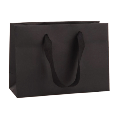 아베오 종이쇼핑백 최고급시리즈 블랙8호 가로형 190x70x135 #2
