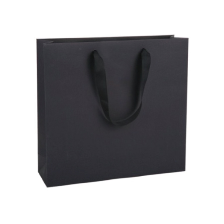 아베오 종이쇼핑백 최고급시리즈 블랙 중 310x90x290 #2