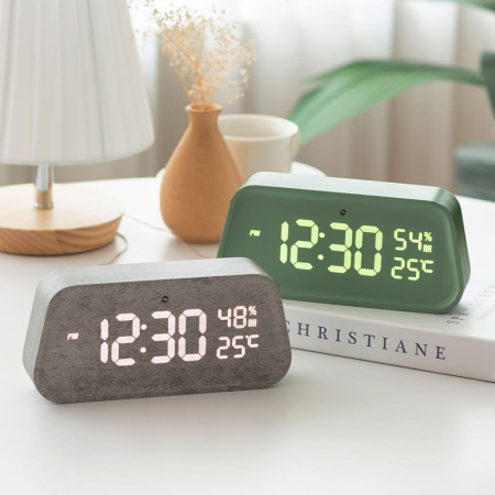 플라이토 헤이비 와이파이  인테리어 LED 탁상시계 #2