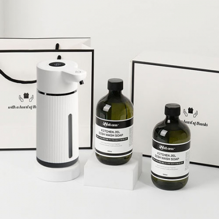 웰세스 WG-152G 주방세제2P+대용량 젤 자동디스펜서1P 선물세트 #3