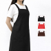 작은이미지: 남자 여자 주방 실용적인 벨크로 고정 무지 X형 앞치마 #2
