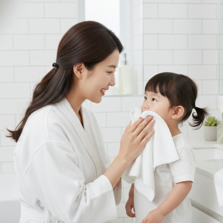 백년소공인 국산 포키롤 순면(퓨어화이트) 다용도 압축타올 #7