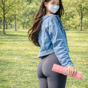 더해피 휴대용 접이식 등산방석-무지