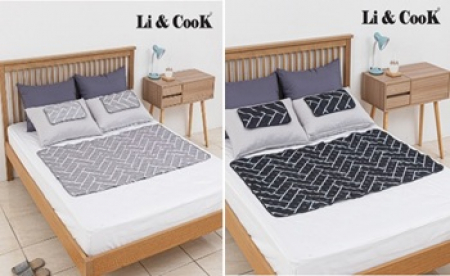 리앤쿡 헤링본 양면 쿨매트 더블 세트 #2