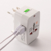 작은이미지: 플라이토 해외 여행용  USB 2포트 멀티 아답터 #2
