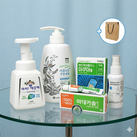 유한양행 주방세제 마데카솔연고 주방구급 5종세트 #2
