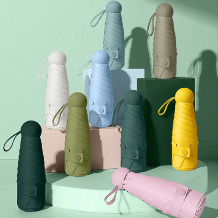 라운드 미니 우양산 휴대용 우산 양산 #2