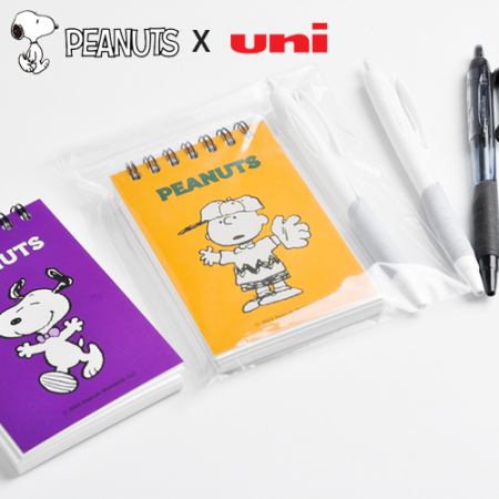 피너츠 상철수첩S+uni 제트스트림 101 볼펜세트 #2