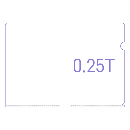L홀더 칼라인쇄 주문제작 (두께 0.25T) #2