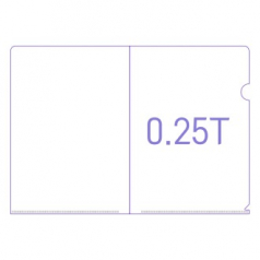 L홀더 칼라인쇄 주문제작 (두께 0.25T)