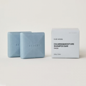 KESERY 케세리 비건 다시마 바다포도 두피진정 약산성 샴푸바 100g+100g 2개입