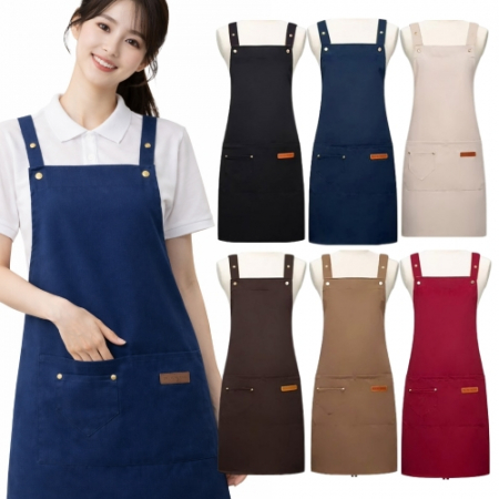 다온 카페앞치마 에이프런 바리스타앞치마 H형앞치마 미술앞치마 #2