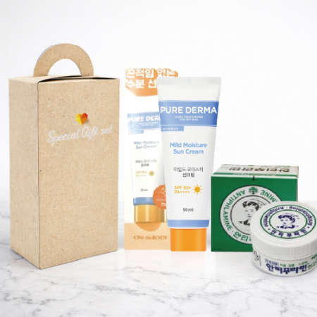 퓨어더마 선크림 50g 유한양행 안티푸라민 30g 엘지생활건강브생건 케이스포함 썬크림 #3