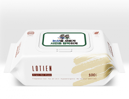 로티엔 오리진 베이지 45g 엠보싱 물티슈 (100매) #3