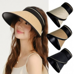 G 라탄 썬캡 모자 선캡 챙모자 햇빛 차단 자외선차단