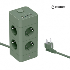 에코너-MT09 타워멀티탭 전선형 1.8m