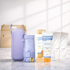 사각5단 양우산 암막 선크림 쿨토시 3종 쿨링 여름 완벽차단세트