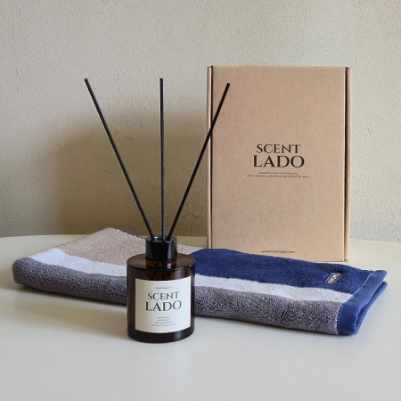 센트라도 디퓨저 150ml+송월 컬러타올(수건)180g 세트 #2