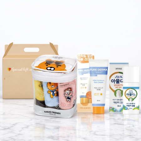 카카오 미니스 5종 여행용 모기약 아물디 물파스 선크림 퓨어더마 엘지생활건강 3종 쿨세트 #2