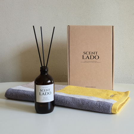 센트라도 디퓨저 200ml+송월 컬러타올(수건)180g 세트 #2
