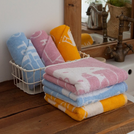 기라로쉬 기념수건 울리파스텔 선염세면 150g 수건 고급 타올 호텔수건 G09 #2