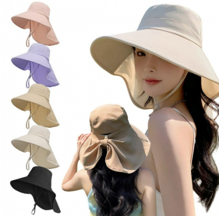 플랩캡 햇빛차단 모자 썬캡 버킷햇 챙넓은모자 #2