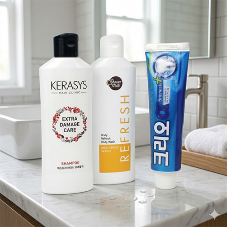 애경 캐라시스 샴푸+바디워시 + 크리오 알파솔루션 치약 #2