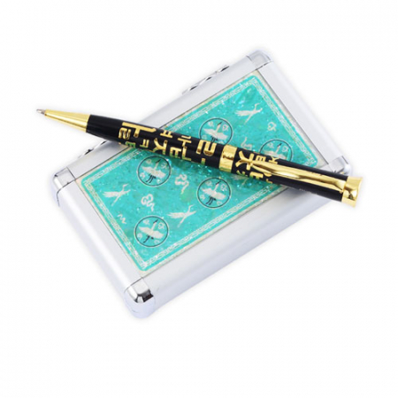 한글 볼펜+청자상감운학문 자개 손톱깍이세트 선물세트 외국인 기념품 #2