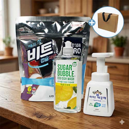 비트 캡슐세제 28개입 + 슈가버블 주방세제 + 주방전용 아이깨끗해 #2
